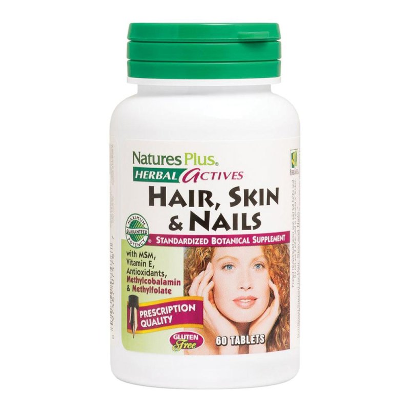 Hair Skin & Nail Natures Plus: Integratore per Capelli, Pelle e Unghie 60 tavolette Hair Skin & Nail Natures Plus: Integratore per Capelli, Pelle e Unghie 60 tavolette