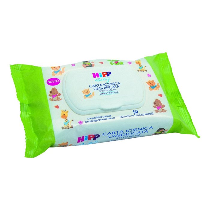 HiPP Carta Igienica Umidificata 50 Pezzi HiPP Carta Igienica Umidificata 50 Pezzi
