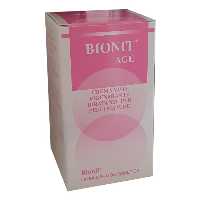 Bionit Age Crema Viso Antirughe 50 Millilitri Trattamento Anti Et&agrave; Idratante e Rassodante