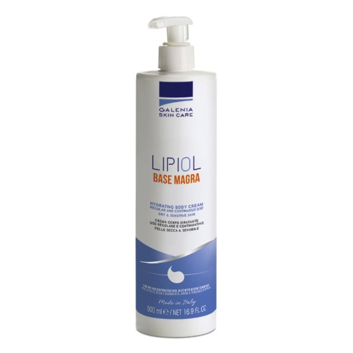 Lipiol Base Magra 500 millilitri base dermocosmetica neutra per preparazioni galeniche e cosmetiche
