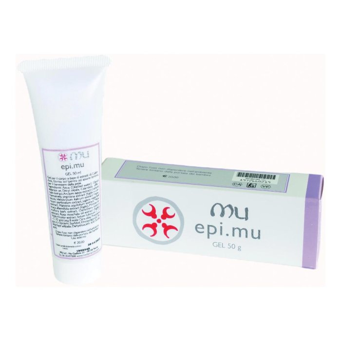 EPI MU Gel 50 g &ndash; Gel Topico Eudermico Lenitivo per Pelle Irritata e Arrossata