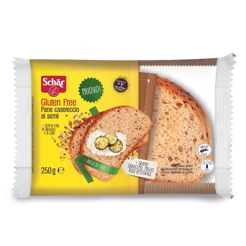 Dr.schar Schar Pane Casereccio Ai Semi 250 G Senza Glutine Dr.schar Schar Pane Casereccio Ai Semi 250 G Senza Glutine