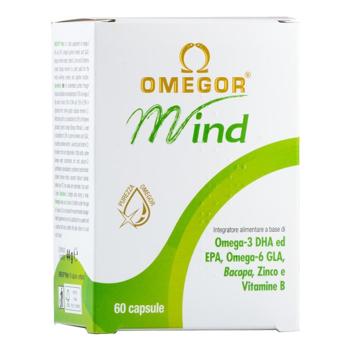 Omegor Mind Integratore per la Memoria 60 Capsule Molli Omegor Mind Integratore per la Memoria 60 Capsule Molli