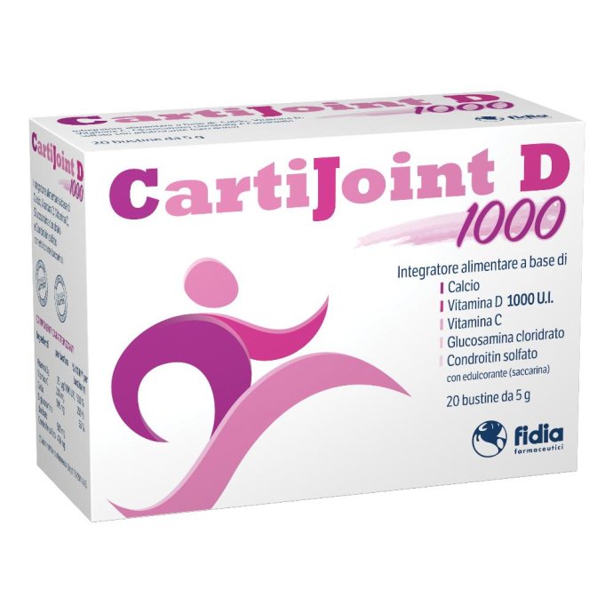 Fidia Articolazioni Sane CartiJoint D Integratore Alimentare 20 Buste Fidia Articolazioni Sane CartiJoint D Integratore Alimentare 20 Buste