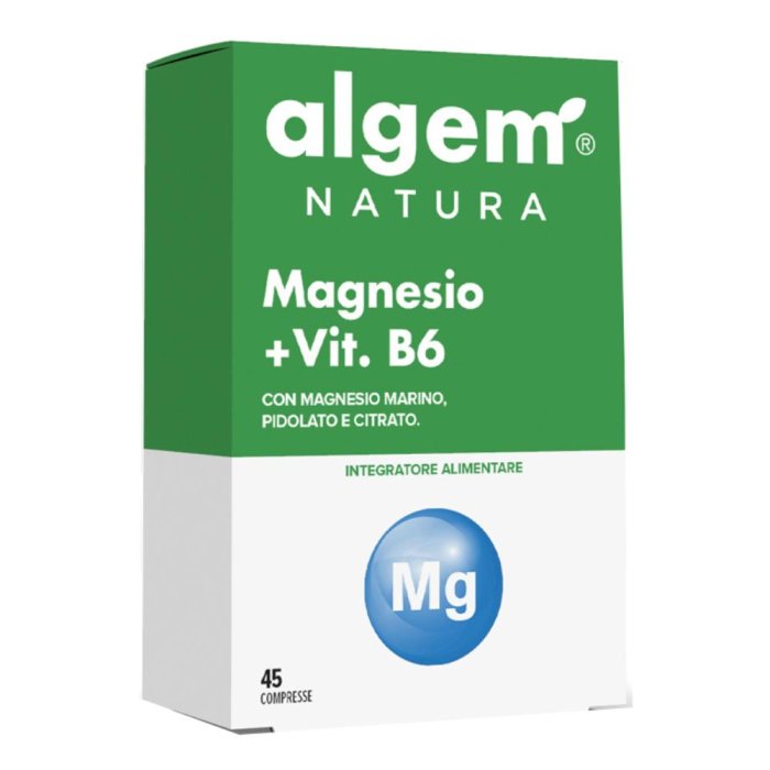 Magnesio Marino e Vitamina B6 Integratore 45 Compresse per Stanchezza Muscolare e Benessere Psicofisico Magnesio Marino e Vitamina B6 Integratore 45 Compresse per Stanchezza Muscolare e Benessere Psicofisico