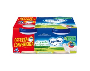 Mellin Pappa Completa Verdure, Pastina e Formaggino 2 x 200 g