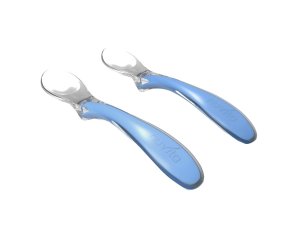 SET 2 CUCCHIAI IN SILICONE BLU
