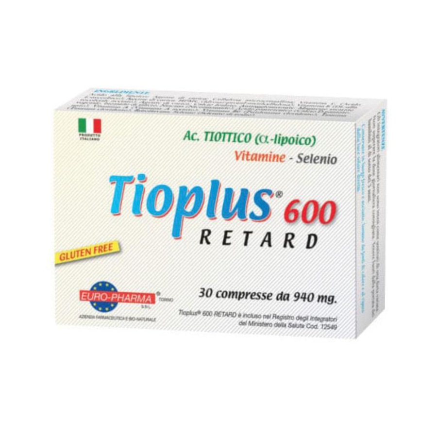 Euro-pharma Tioplus 600 Retard 30 Compresse Euro-pharma Tioplus 600 Retard 30 Compresse
