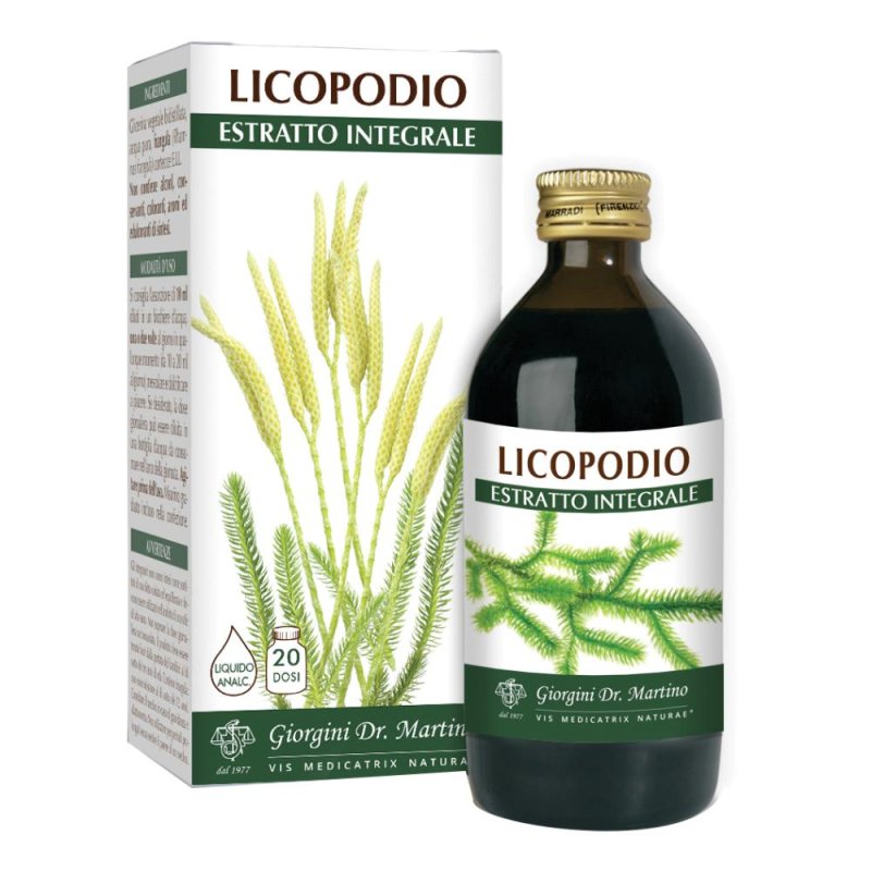 Dr Giorgini Licopodio Integratore per Vie Urinarie 200ml Dr Giorgini Licopodio Integratore per Vie Urinarie 200ml