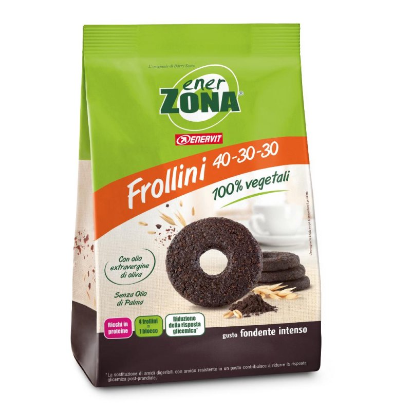 EnerZona Frollini Fondente Intenso biscotti proteici 250 g