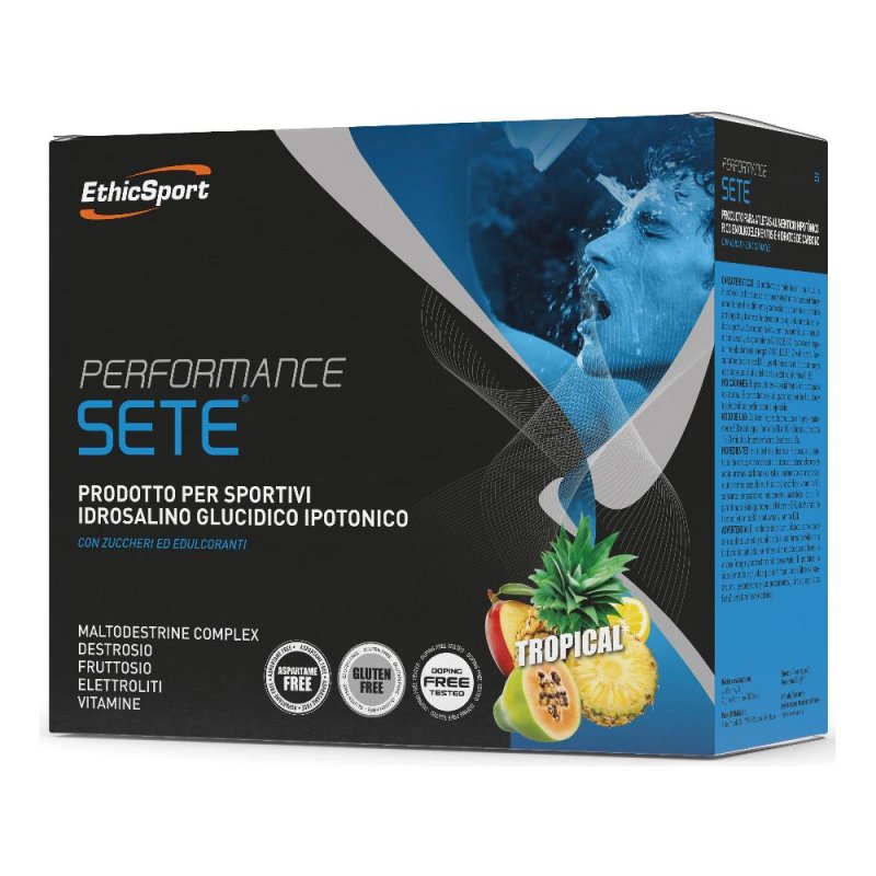 EthicSport Performance Sete Dissetare e Fornire Energia Tropical 14 Bustine EthicSport Performance Sete Dissetare e Fornire Energia Tropical 14 Bustine