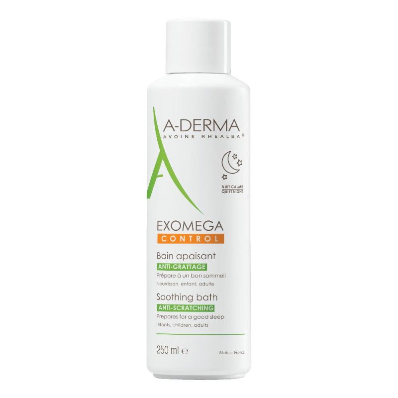 A-Derma Exomega Pelli Secche Control Bagno Lenitivo Anti-Prurito 250 ml A-Derma Exomega Pelli Secche Control Bagno Lenitivo Anti-Prurito 250 ml