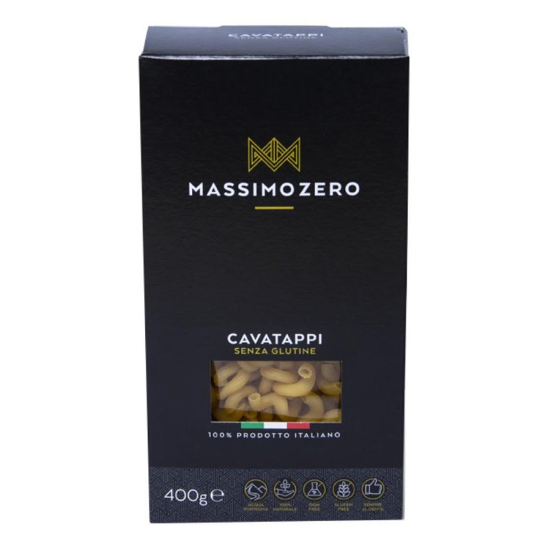 Massimo Zero Alimenti senza Glutine Cavatappi Pasta Secca 400 g Massimo Zero Alimenti senza Glutine Cavatappi Pasta Secca 400 g