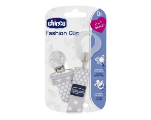 Chicco (artsana) Chicco Clip Fashion Neutra Per Ciuccio