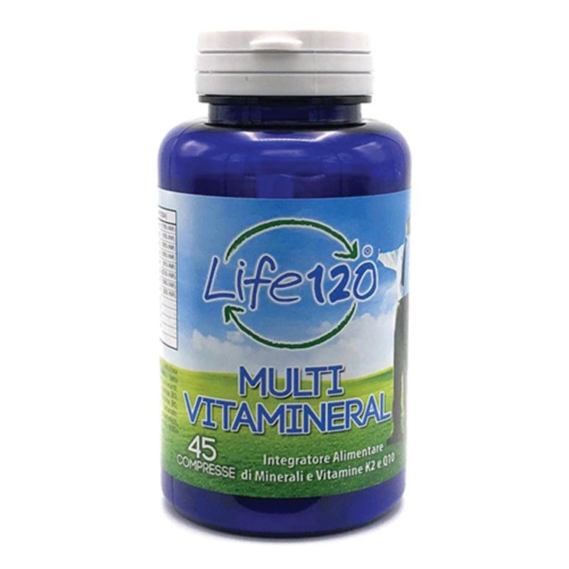 Life 120 Multivitamineral Integratore Alimentare 45 Compresse Life 120 Multivitamineral Integratore Alimentare 45 Compresse