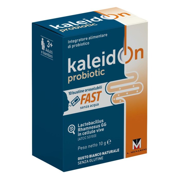 Kaleidon Probiotic Fast Bianco Naturale 10 Buste Orosolubili Kaleidon Probiotic Fast Bianco Naturale 10 Buste Orosolubili