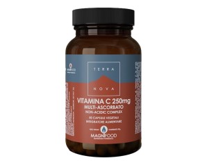 Terranova Vitamine - Vitamina C 250 mg Multi-Ascorbato Integratore 50 Capsule
