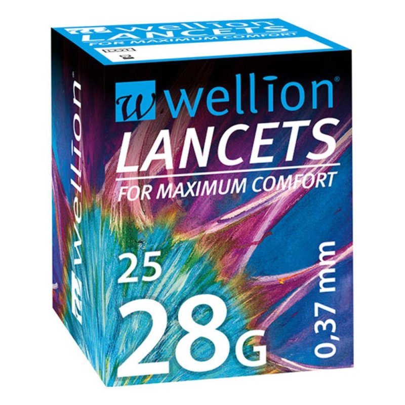 Med Trust Italia Lancette Pungidito Wellion Lancet 28g 25 Pezzi Med Trust Italia Lancette Pungidito Wellion Lancet 28g 25 Pezzi