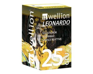 WELLION LEONAR STRIPS 25 GLIC
