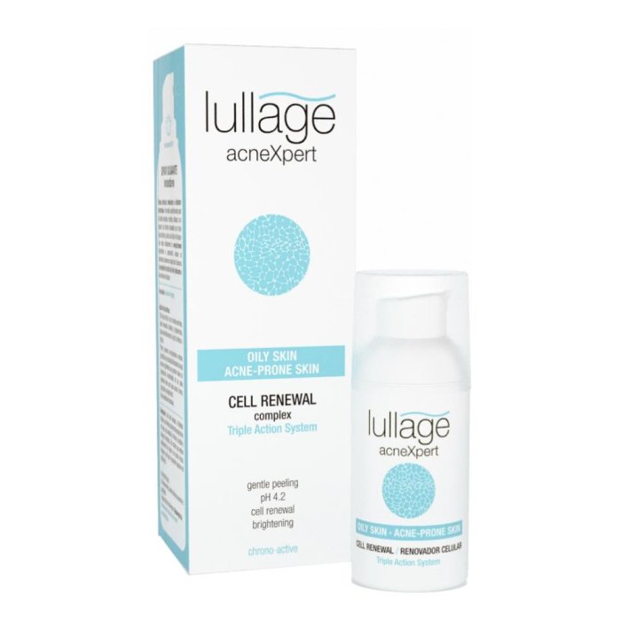 Lullage rinnovatore cellulare – trattamento viso esfoliante e rinnovante AcneXpert Lullage rinnovatore cellulare – trattamento viso esfoliante e rinnovante AcneXpert