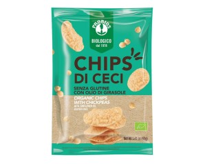 Probios Alimenti senza Glutine Snack e Sfiziosità Chips di Ceci Croccanti 40 g