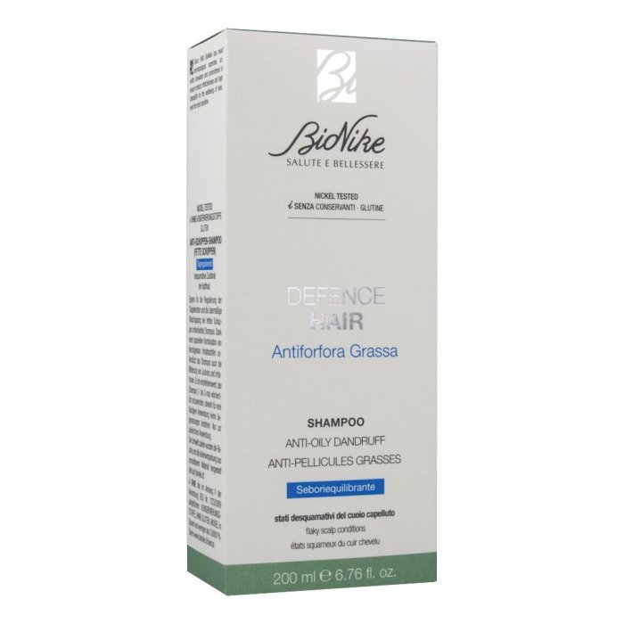  Defence Hair Bionike Shampoo Anti Forfora Grassa 200 ml
