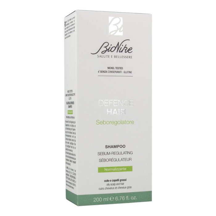 Bionike Defence Hair Shampoo Seboregolatore Normalizzante Capelli Grassi 200 ml Bionike Defence Hair Shampoo Seboregolatore Normalizzante Capelli Grassi 200 ml