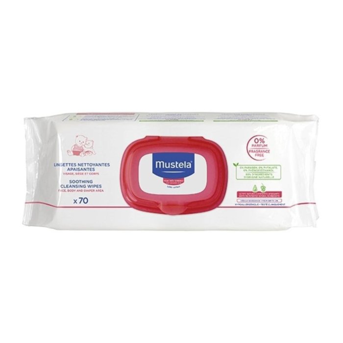 Lab.expanscience Italia Mustela Salviette Detergente Lenitivo 70 Pezzi Lab.expanscience Italia Mustela Salviette Detergente Lenitivo 70 Pezzi