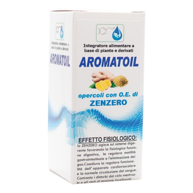 Aromatoil Zenzero 50 opercoli - perle di olio essenziale di zenzero Aromatoil Zenzero 50 opercoli - perle di olio essenziale di zenzero