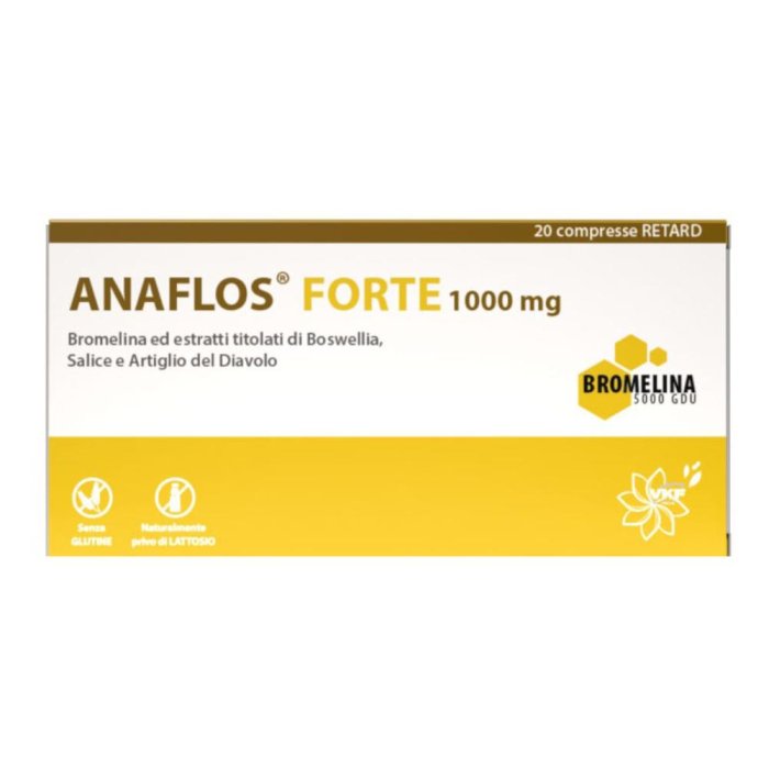 Anaflos Forte 1000 mg Funzionalità Articolare 20 Compresse Anaflos Forte 1000 mg Funzionalità Articolare 20 Compresse