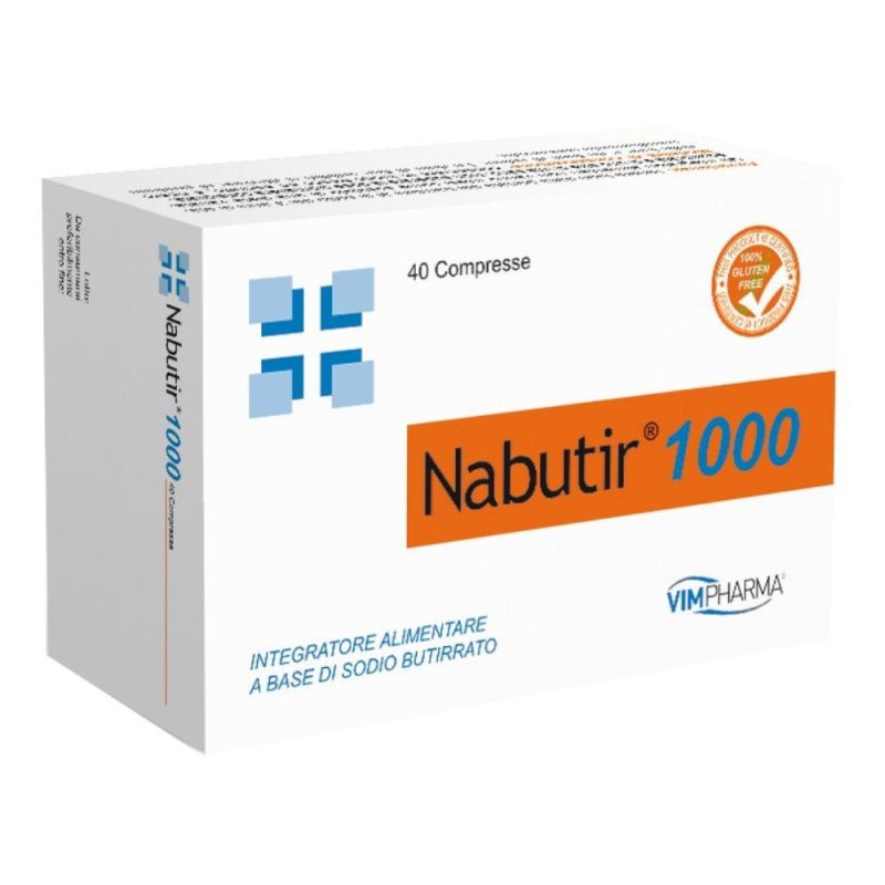 Nutripharmas Nabutir 1000 40 Compresse Nutripharmas Nabutir 1000 40 Compresse