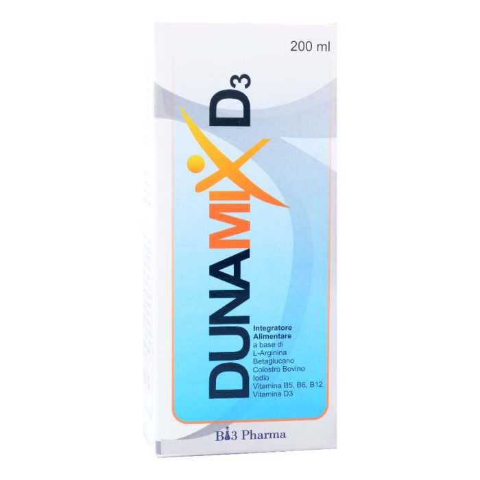 Bi3 Pharma Dunamix D3 Integratore Immunostimolante e Proenergetico 200 ml Bi3 Pharma Dunamix D3 Integratore Immunostimolante e Proenergetico 200 ml