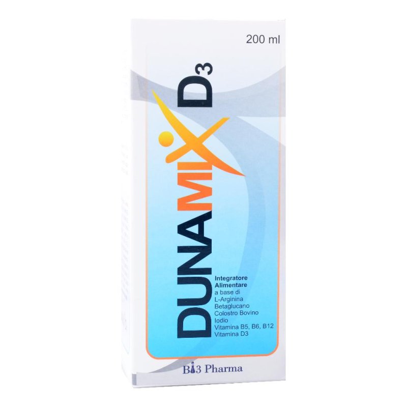 Bi3 Pharma Dunamix D3 Integratore Immunostimolante e Proenergetico 200 ml Bi3 Pharma Dunamix D3 Integratore Immunostimolante e Proenergetico 200 ml