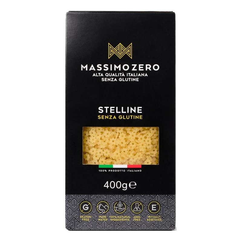 Massimo Zero Alimenti senza Glutine Stelline Pasta Secca 400 g Massimo Zero Alimenti senza Glutine Stelline Pasta Secca 400 g
