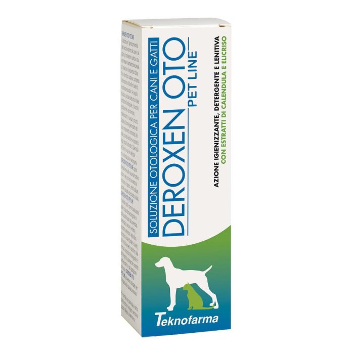 Deroxen Pet Line Oto 75 ml Soluzione Auricolare Detergente per Orecchie di Cani e Gatti Deroxen Pet Line Oto 75 ml Soluzione Auricolare Detergente per Orecchie di Cani e Gatti