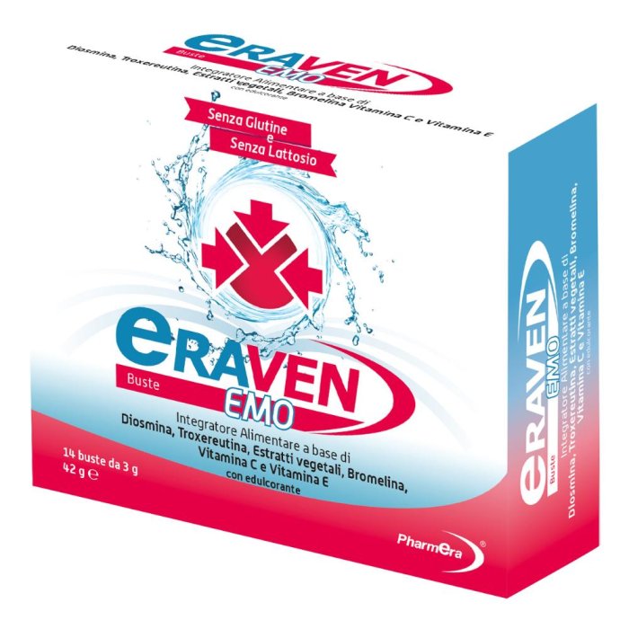 Eraven Emo Integratore per Microcircolo e Plesso Emorroidario 14 Bustine Orali Eraven Emo Integratore per Microcircolo e Plesso Emorroidario 14 Bustine Orali