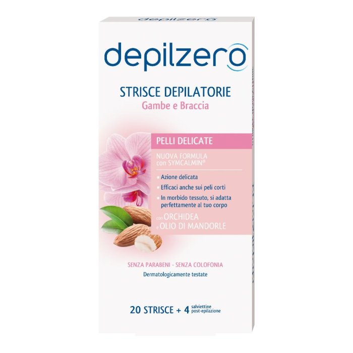 Depilzero Strisce Depilatorie Gambe E Braccia 20 Pezzi Depilzero Strisce Depilatorie Gambe E Braccia 20 Pezzi