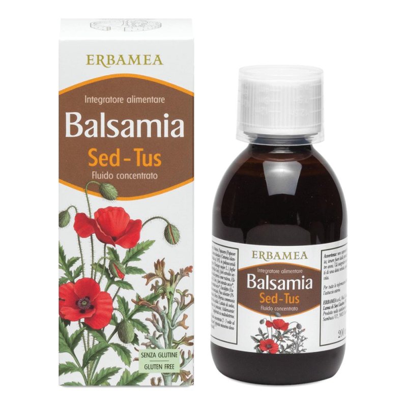 Balsamia Sed Tus Sciroppo Balsamico per la Tosse Secca e Grassa Flacone 200 ml Balsamia Sed Tus Sciroppo Balsamico per la Tosse Secca e Grassa Flacone 200 ml