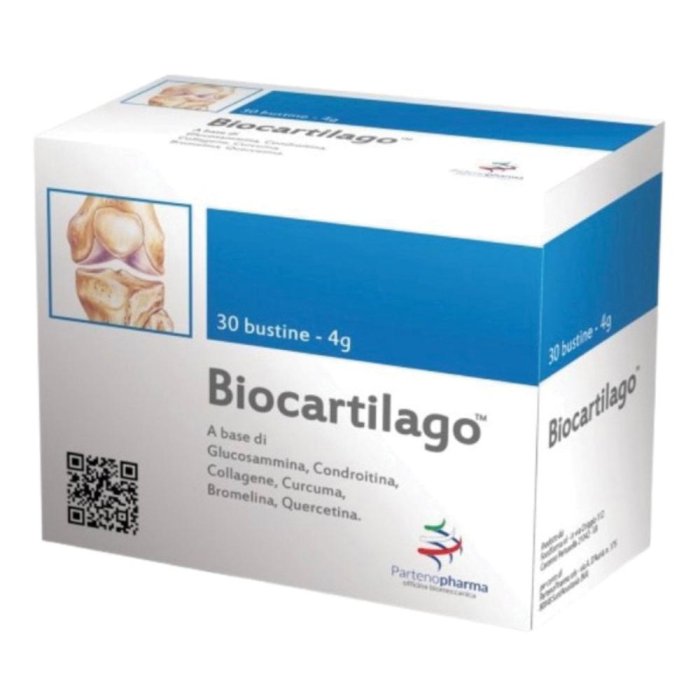 Biocartilago Partenopharma Integratore Articolazioni 30 Buste per Cartilagine e Benessere Osteoarticolare Biocartilago Partenopharma Integratore Articolazioni 30 Buste per Cartilagine e Benessere Osteoarticolare