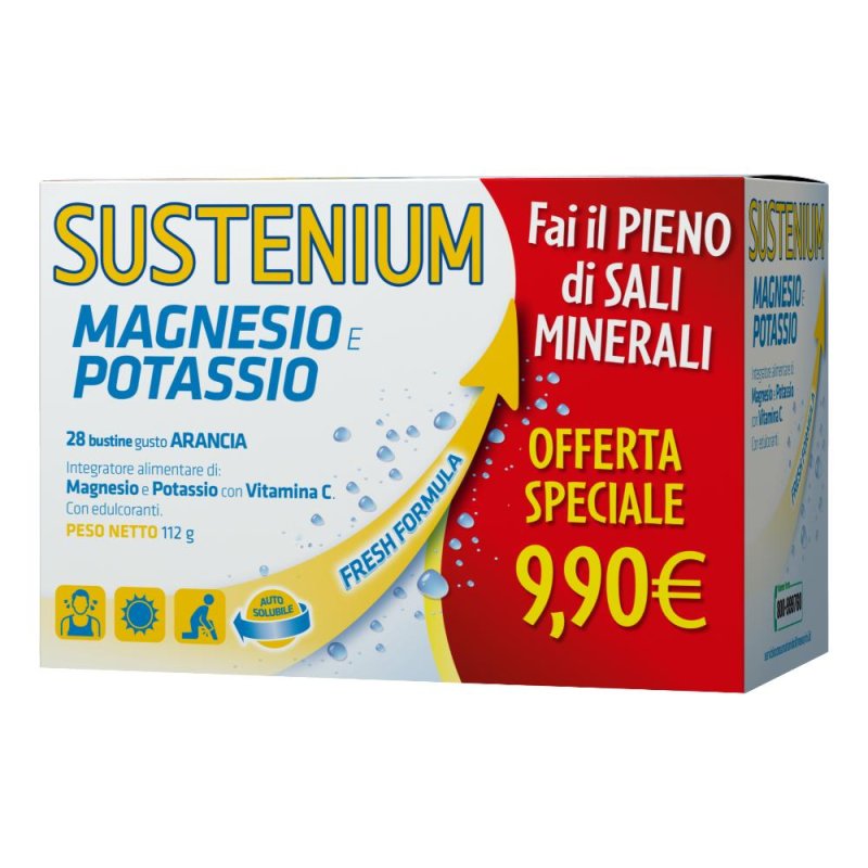 Sustenium Magnesio e Potassio 28 Buste Sustenium Magnesio e Potassio 28 Buste