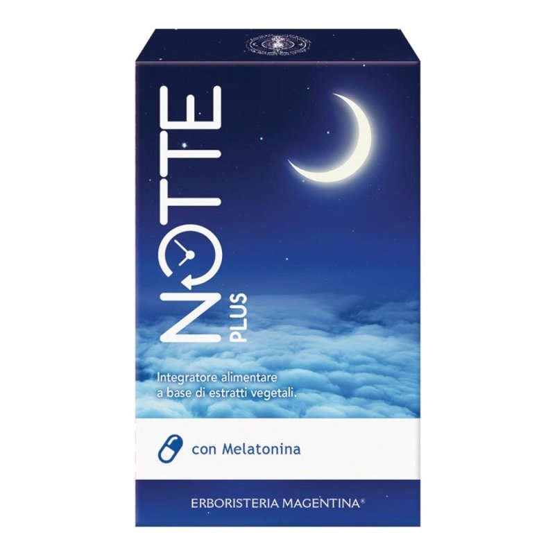 Erboristeria Magentina Notte Melatonina 60 Capsule Erboristeria Magentina Notte Melatonina 60 Capsule