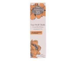 Calendula 35 crema gel 75 ml lenitiva per arrossamenti cutanei