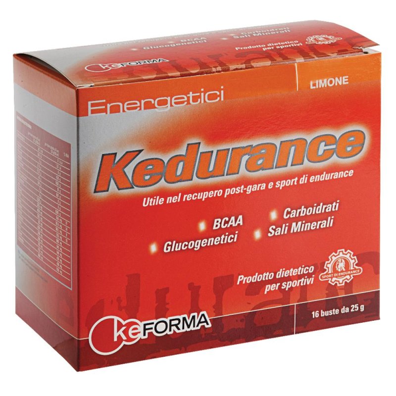 Kedurance arancia 16 bustine - integratore per sportivi con aminoacidi e vitamina C per energia e recupero Kedurance arancia 16 bustine - integratore per sportivi con aminoacidi e vitamina C per energia e recupero