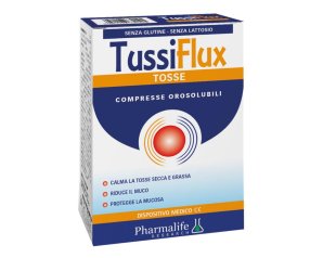 Pharmalife Research Tussiflux Tosse Dispositivo Medico 30 Compresse Orosolubili