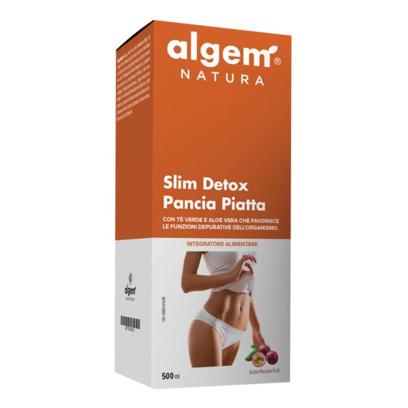 Algem Slim Detox 500 ml Integratore Liquido Depurativo Drenante Dimagrante Naturale