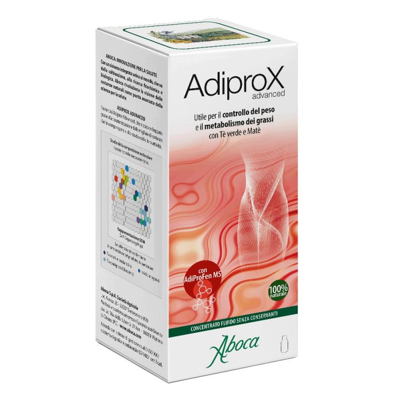 Aboca Controllo Peso Adiprox Advanced Integratore Concentrato Fluido 325 g Aboca Controllo Peso Adiprox Advanced Integratore Concentrato Fluido 325 g
