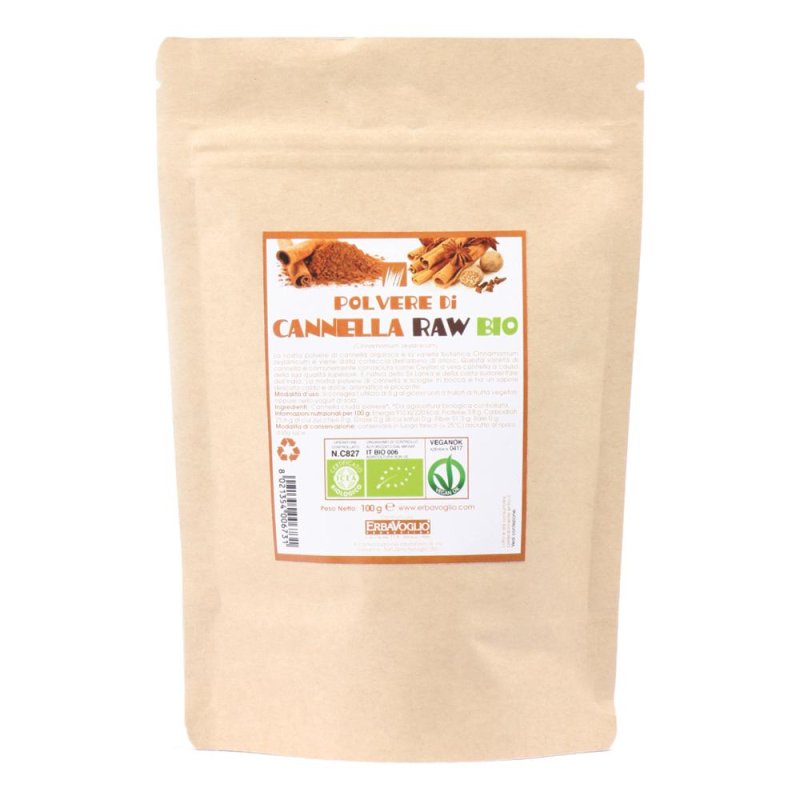 Cannella polvere bio 100 g - cannella biologica in polvere per tisane e dolci Cannella polvere bio 100 g - cannella biologica in polvere per tisane e dolci