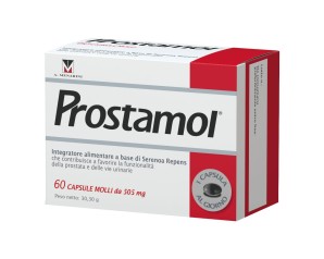 Prostamol: 60 capsule molli con Serenoa per prostata e per vie urinarie