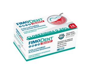 Fimo FimoDent Travel Collutorio Monodose Clorexidina 0,20% 14 Flaconi Da 10 ml
