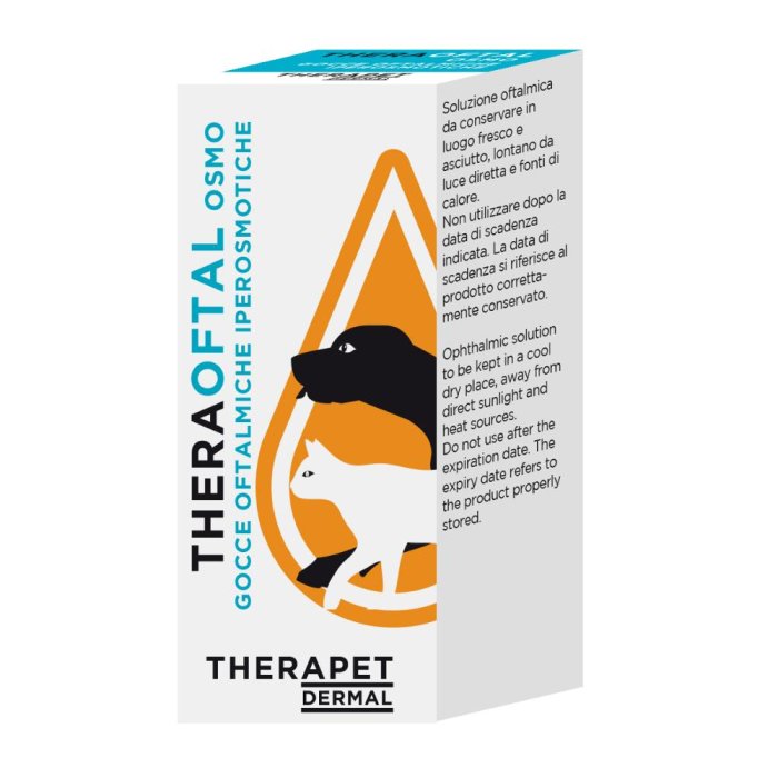 Therapet Theraoftal - Osmodrops Gocce Iperosmotiche per Cane e Gatto 10 ml